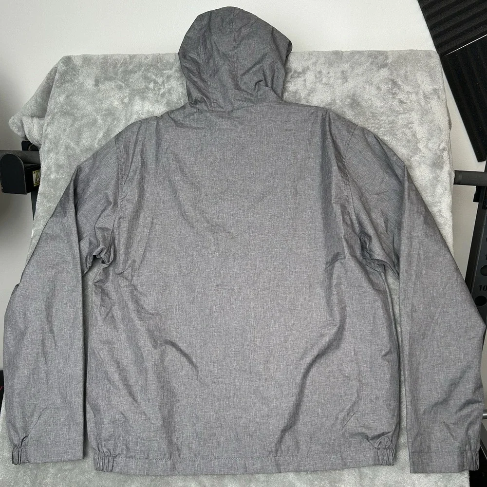 U.S. POLO ASSN. MENS FULL ZIP POLYESTER RAIN WATER RESISTANT GRAY JACKET Size‎ M
